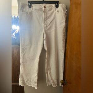 Jen7 for All Mankind Wide Cropped Jeans 18
